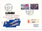 D95725 Stamp Expo Luraba 1981 Swissair Registered Cover Luzern Switzerland