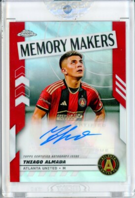 2024 Topps Chrome MLS Mania THIAGO ALMADA Atlanta Memory Makers