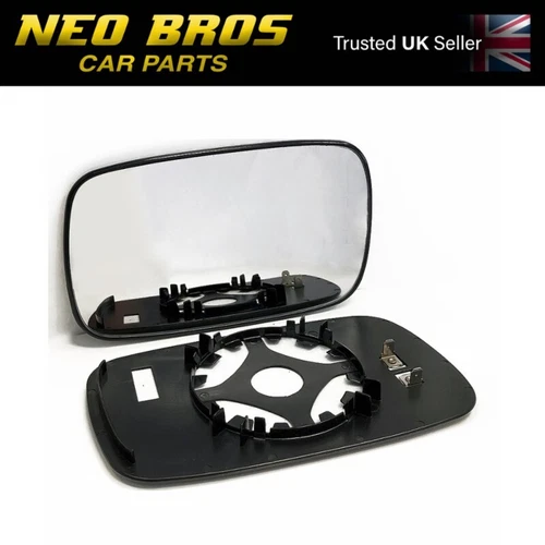 OE LEFT Heated Mirror Glass & Backing for Saab 900 94-98, 9-3 98-02, 9-5 98-02