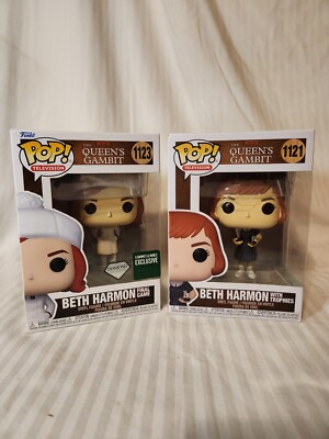 Funko Pop Queen s Gambit Beth Harmon Lot Of 2 Vinyl Figures Unopened