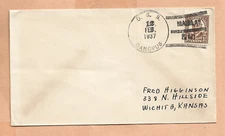 U.S.S. CANOPUS FEB 12,1937 MANILA PHILIPPINES  NAVAL COVER