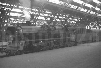 Original Negativ 23 11 12  Dampflok  DDR Reichsbahn Leipzig Hbf  1969      E7