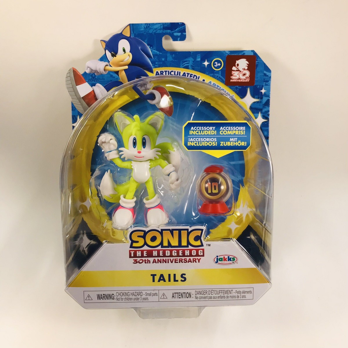 Sonic The Hedgehog Neon Tails with Super Ring Item Box 4