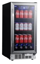 EdgeStar 15" Stainless Steel 80 Can Built-In Beverage Cooler - CBR902SG