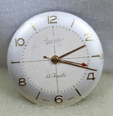 Everite  17J Cal. ETA 2370   Swiss Gents Wristwatch Movement Repair/Parts