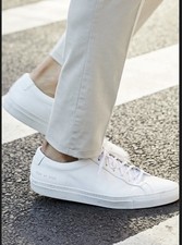 Common Projects Achilles Low White Leather Sn...
