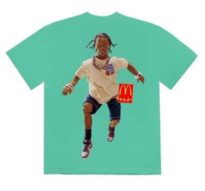 Travis Scott x McDonald's Action Figure Series IV T-Shirt Mint Size L New
