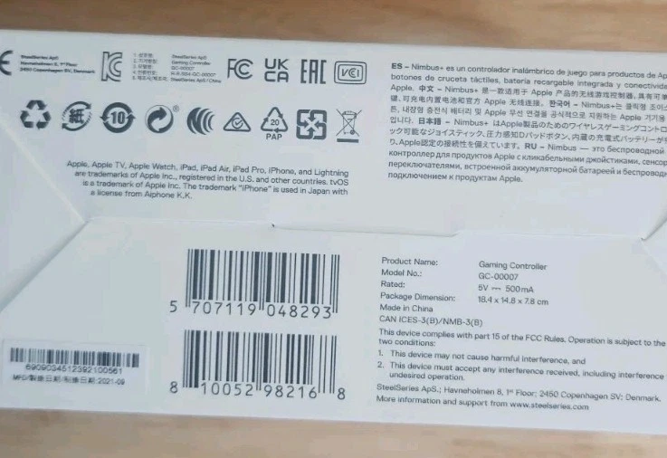 SteelSeries Nimbus Plus Nimbus+ GC-00007 Wireless Gaming Controller A1 - Image 4 of 4