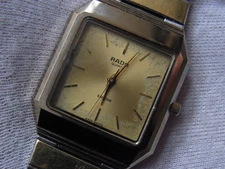 JUNK! RADO DIASTAR 132.9533.1 MEN'S QUARTZ VINTAGE WATCH JUNK!
