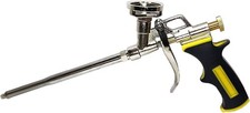 Pistola de espuma de poliuretano con mango ergonómico de goma - cuerpo de zinc...