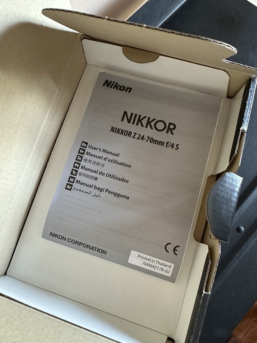 Nikon NIKKOR Z 24-70mm F/4 S Lens for sale online | eBay Nikon NIKKOR Z 24-70mm F/4 S Lens for sale online | eBay