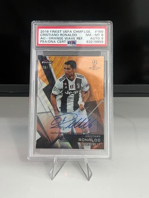 Cristiano Ronaldo 2018 Topps Finest UCL #100 Auto Juventus Autograph 20/25