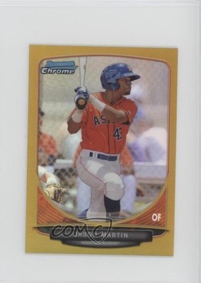 2013 Bowman Chrome Minis Gold Refractor 16/50 Jason Martin #184 1s8