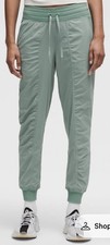 Lululemon Dance Studio Mid-Rise Jogger Full Length Lined Size: 14 Crater blue