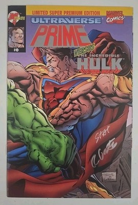 Prime vs The Incredible Hulk #0(Marvel/Malibu)Limited SUPER PREMIUM ED MT SIGNED