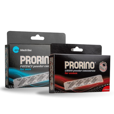 Prorino   Libido und Potency Pulver 70g - im Set erhöht die Lust und Potenz