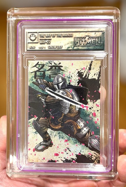 The Way Of The Mando 1/1 Snow Day Case Hitmen Card Mandalorian