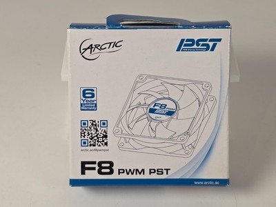 ARCTIC F8 PWM PST 80mm Case Fan Fluid Dynamic Bearing New Open Box
