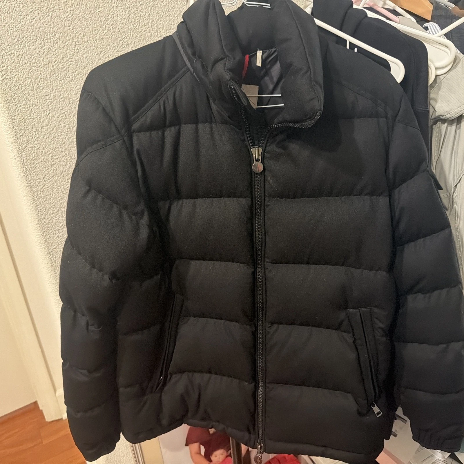Moncler — Moncler Peller Insulated Down Puffer Jacket W/ Hood In Black Men's Brand Size 5