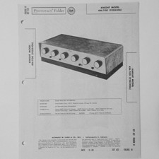 Knight Model KN-700 AC Operated Audio Preamplifier - SAMS Photofact   1958 New