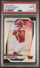 2024 PANINI PRIZM SILVER PRIZM #347 JAYDEN DANIELS ROOKIE RC PSA 8