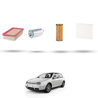 Hoffcar Wartungs-Kit 4 Filter FüR Vw Golf IV (1J1 1J5) 1.9 TDI 85Kw Ab 1998