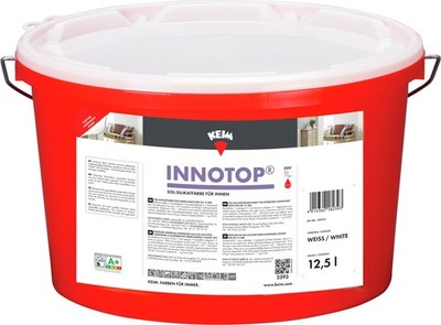 KEIM Innotop Allround Sol Silikatfarbe Wandfarbe Innen altweiß 2,5 l