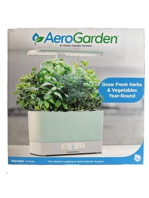 AeroGarden Harvest 6-Pod Indoor Hydroponic Garden 20W LED