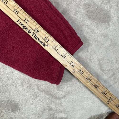 NWOT Lululemon Oversized Fit Fleece Half Zip Mens L Pomegranate Sherpa Pullover - Picture 19 of 20