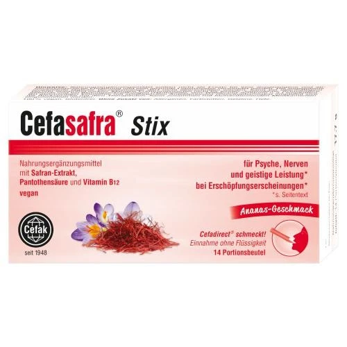 CEFAK KG CEFASAFRA Stix Granulat 14 ST PZN 19782672