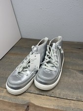 Billy Footwear Haring Silver High Top Sneakers - Girls size 2
