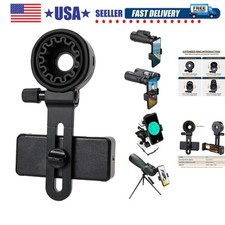 Telescope Phone Adapter, Universal Cell Phone Mount Compatible Binoculars, Mo...