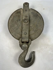 Sherman & Reilly 10” Double Sheave Pulley Block Hook Bell System B Heavy Duty