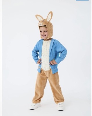 Peter Rabbit buntes 3D Kopfschmuck 3-teiliges Kostüm Jungen