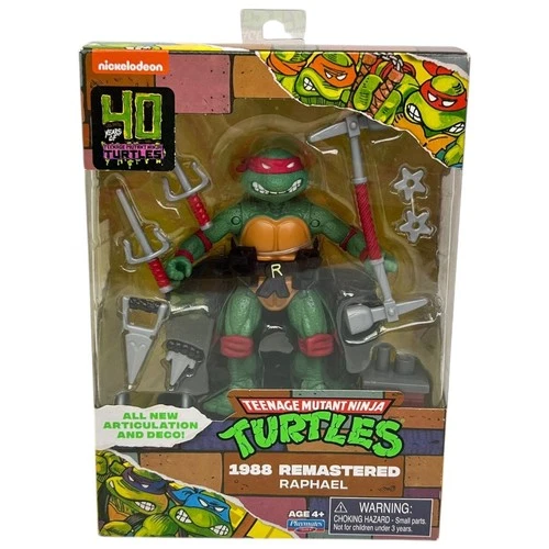 Teenage Mutant Ninja Turtles Raphael 1988 Remastered Figure 40th 2024 Sealed