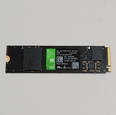 Western Digital 2280mm WD Green SN3000 2TB M.2 NVMe Gen 4.0 x 4 SSD WDS200T4G1E