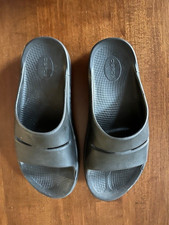 Oofos Męskie Ooahh Sandały wsuwane Czarne Rozmiar 12 Męskie 14 Damskie