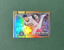 2026 Topps Series One - Quinn Priester #186 Gold /50