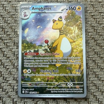 Pokemon Ampharos 090/086 CHAOS RISING NM PSA 10 POTENTIALLY!! | eBay