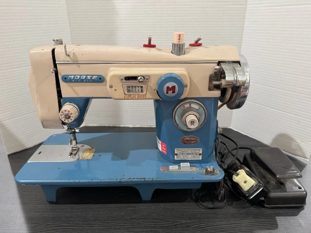 1970年代｜アメリカ｜マザーオブパールゼブラ Blue Vintage Original Collectible Sewing Machines for sale | eBay