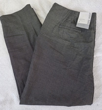 Nine West Womens Size 18 Pants Side Zip Skinny High-rise Black & White Checked