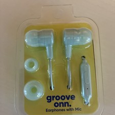 GROOVE ONN  EARPHONES WITH MIC  NEW