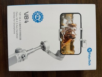 Feiyu VB4 Kit Gimbal Stabilisator für iPhone Android mit Tracking Licht Verlänge