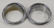 1949 1950 Lincoln Cosmopolitan Headlight Trim Surround Bezels Left Right Side