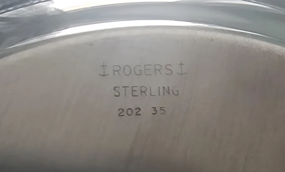 CUENCO PLATA ESTERLINA DE ROGERS PATRÓN 202 35 Foto 4 de 4
