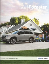 2025 Subaru  FORESTER   27 Page Brochure 6 Models (SEE BELOW)