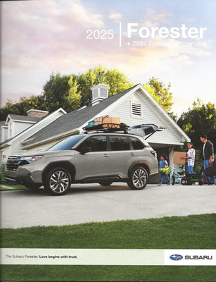 #ad 2025 Subaru FORESTER 27 Page Brochure 6 Models SEE BELOW $4.57