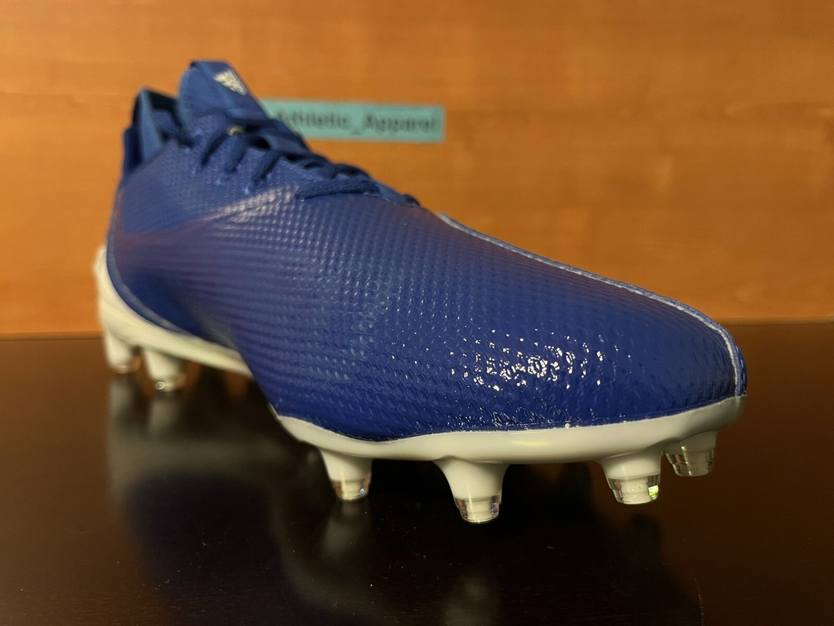 Adidas Adizero Scorch 2 SM Football Cleats Blue White Men