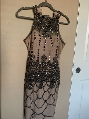 beige and white dresses Eyelet Taupe Maxi Dress | Trendy Women's Dresses main image 0