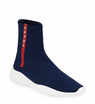 prada high top sock sneakers